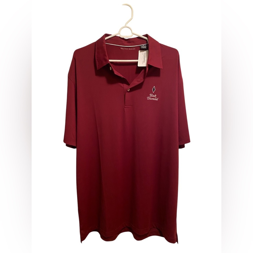 Francis Edward Black Diamond golf polo. Size XL. New‎ with tags